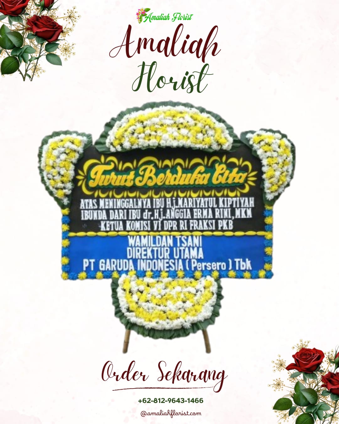 Papan Bunga Duka Ambulu